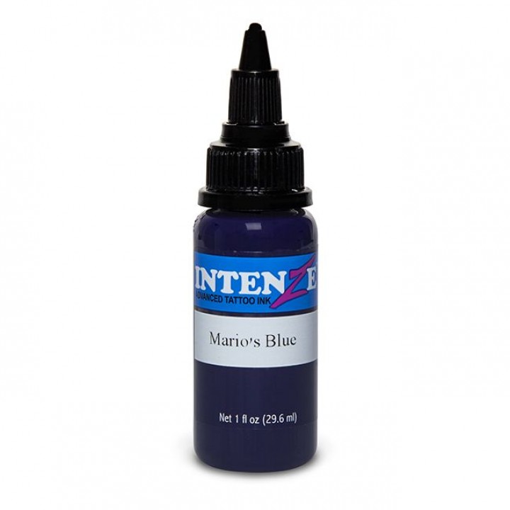 Фарба для тату Intenze - Mario's Blue 1/2oz 15ml