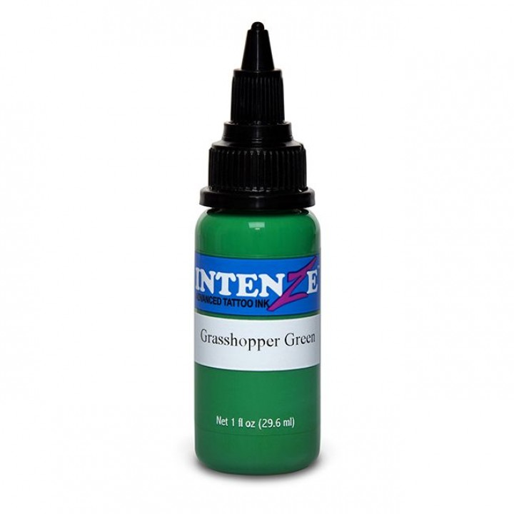 Фарба для тату Intenze - Grasshopper Green 1/2oz 15ml