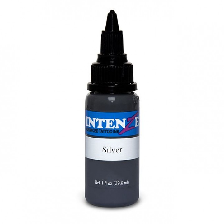 Фарба для тату Intenze - Silver 1/2oz 15ml